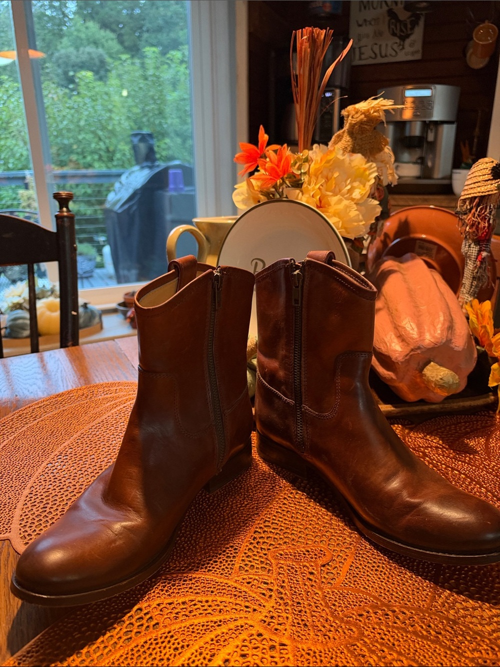 Frye Melissa Button Short Boots - Size 8.5